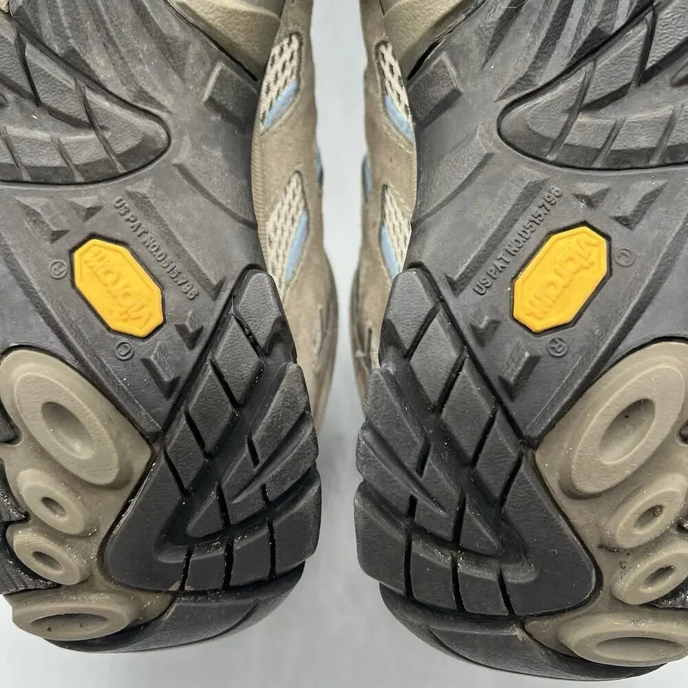 Merrell Women’s Moab 2 Waterproof Hiking Shoes • Vibram • Dusty Olive US 10.5 M